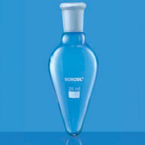 Borosil 4320112 FLASK, PEAR SHAPE,GR. SOCKET 24/29 50 ML