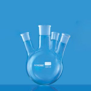 Borosil 4385A29 FLASK RB 1 CN 24/29 & 3 ASN 14/23 JT