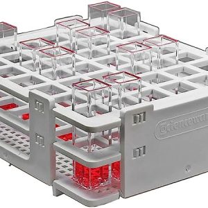 SP Bel-Art No-Wire Cuvette Rack; For 10mm Cuvettes, 42 Places (F18520-0000)