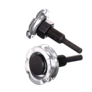 Arbor Mandrel for Drill 1/4" Shank 1/2" Threads Arbor Adapter for Buffing Polishing Wheel 2pcs