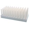 PUL FACTORY Plastic Test Tube Stand for Drying Test Tube 6x11 (White, 66-Well)