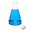 Glass Flask Erlenmeyer Flask Set Narrow Mouth Graduated Flasks (250ml)