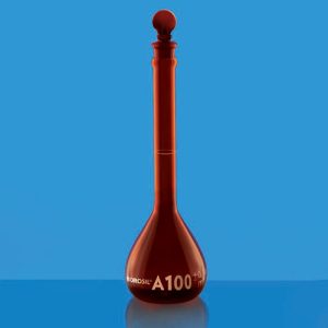 Borosil 5655005 VOLUMETRIC FLASK AMBER USP A I/C ST 5ML