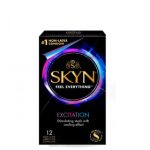 SKYN Excitation Non-Latex Lubricated Condoms, 12 Count