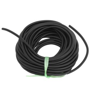 Latex Rubber Tubing, Natura Surgical Tubing Elastic  For Sports Competition For Laboratory For Fitness Tension Black