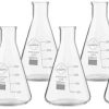 Pushpa Erlenmeyer Flask  (1500 ml, Pack of 6)