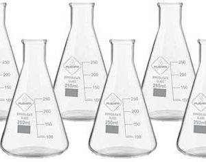 Pushpa Erlenmeyer Flask  (1500 ml, Pack of 6)