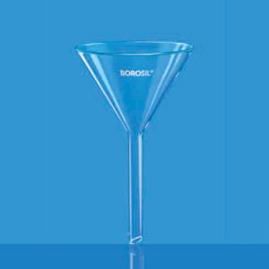 Borosil 6140057 FUNNELS PLAIN LONG STEM 60º 25 MM