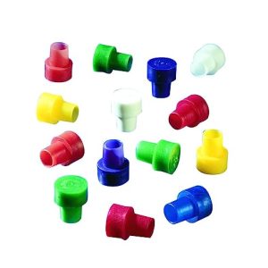 Wilmad 521-ASST-100 Lab Glass Disposable Caps for 5 mm OD NMR Tubes (Pack of 100)