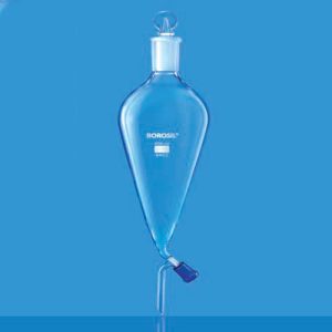 Borosil 6400030 FUNNEL SEPARATING PEAR GLASS STCK 2 L