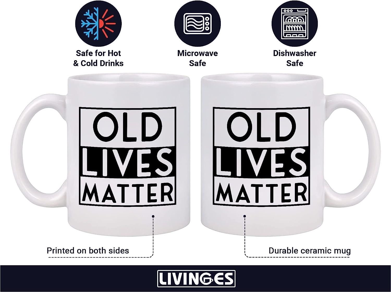  Old Lives Matter Gifts For Elderly Men Old People Gifts Old  Lives Still Matter Coffee Mug 11oz Best Gifts For Seniors Funny Gifts For  Grandpa Old Mug Fathers Day 60th 70th