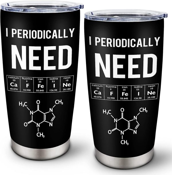 Noxulie Chemistry Gifts Tumbler 20oz - Science Teacher Gifts - Biology Gift - Gifts For Science Lovers - Chemistry Teacher Gifts - Birthday Gifts For Nerds - Nerd Gifts For Men - Fun Chemistry Mug