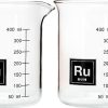 Drink Periodically Set of 2 Laboratory Beaker Rum Rocks Glasses-16oz each short glasses