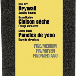 3M Large Area Drywall Sanding Sponge, 4.875-in by 2.875-in by 1-in, Fine/Medium