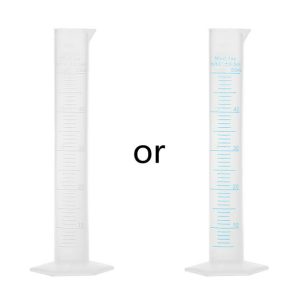 50mL Measuring Cylinder Laboratory Test Graduated Liquid Trial Tube Jar Tool New