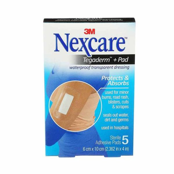 Waterproof Transparent Dressing Nexcare Wound Pad H3584 3/8 in x 4 in (6 cm x 10 cm)