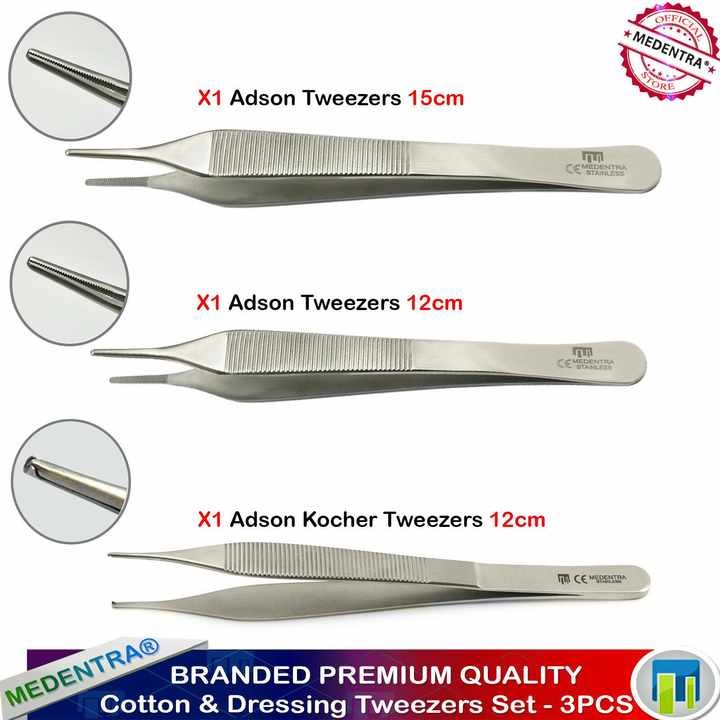 Adson Tissue Forceps Dental Tweezers Cotton Pliers Tissue Pliers Premium Quality Dental Surgical Instruments