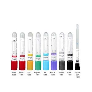 Medical Disposable Hospital Clinic Glass PET Vacuum EDTA K2 K3 Blood Collection Tube