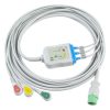 Mennen Compatible ECG 3 lead Cable and Leadwires - Enmove 1000