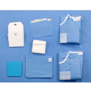 Non Woven Medical Consumable EO Sterile Dental Implant Surgical Drape Pack /Kit