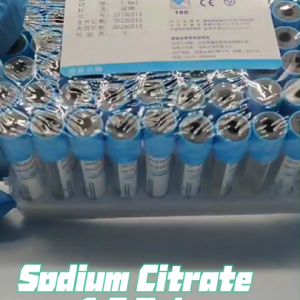 Vacutainer Blood Collection tube Sodium Citrate 3.2% PT vacuum blood test tube