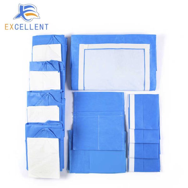 Wholesale surgical drapes disposable surgical laparotomy pack