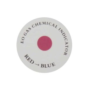Medical Adhesive Indicator Label Red To Blue EO Sterilization Indicator Stickers