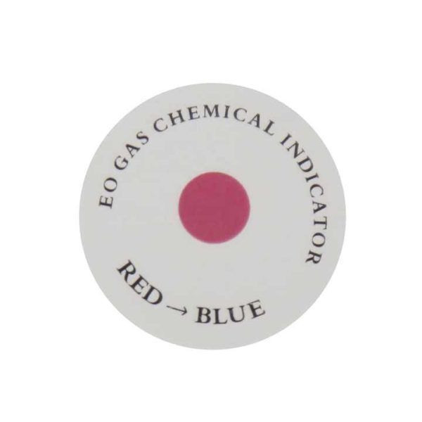 Medical Adhesive Indicator Label Red To Blue EO Sterilization Indicator Stickers