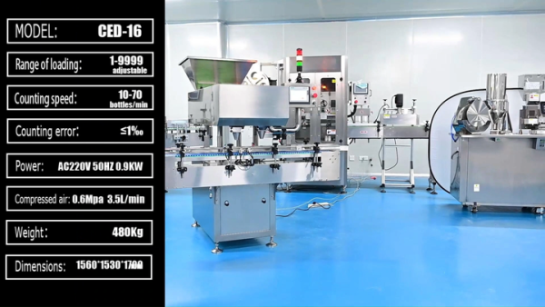 Factory Direct Sale Automatic Counter Capsule Softgel Soft Gel Tablet Counting Machine