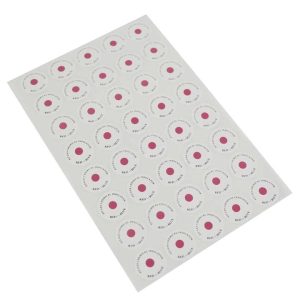 Disposable Medical Chemical Indicator Label Round Sticker For EO Sterilization