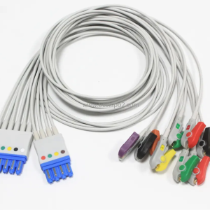 Factory Price for Ph-ilips EKG Cable Lead ECG Cable PH 4+6 Lead ECG IEC Grabber