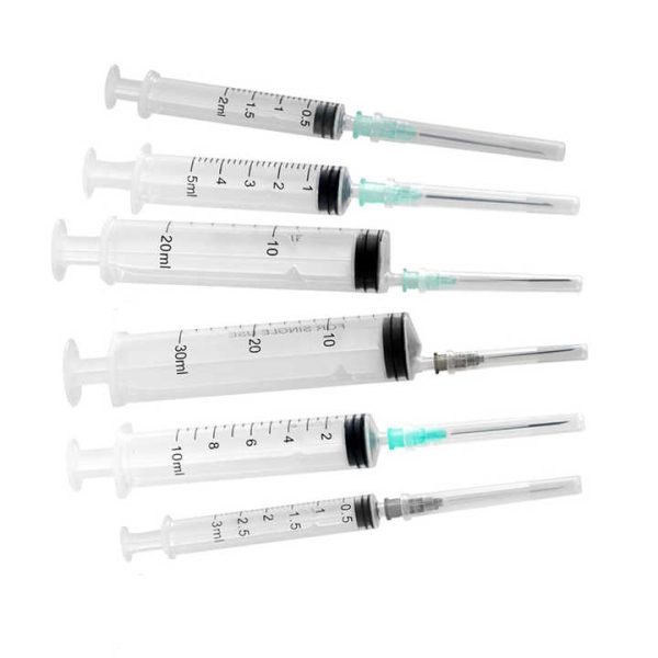 Approved Medical Consumables Medical Disposable Syringe 1ml 3ml 5ml With Needle