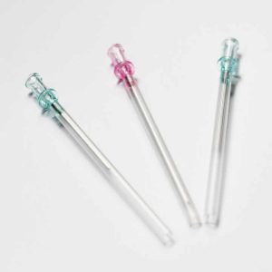 Disposable Non Sterile Introducer Needle (18G X 7 CM) Round Pink/Clear Hub Medical Consumables