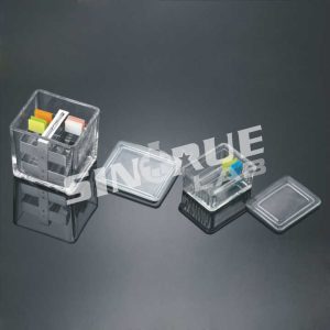 Lab Glass Slides Staining Jar for 1"x3" Slides