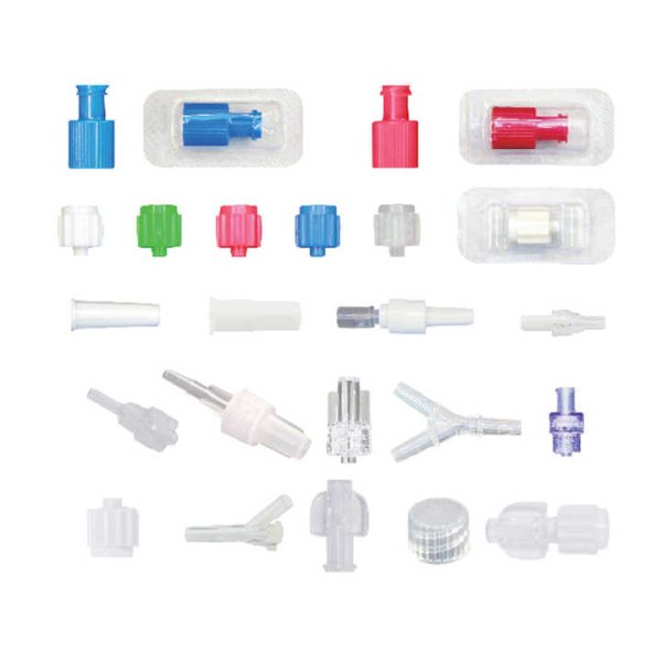 Medical Consumables Product Accessories Parts Of Iv Infusion Set PVC Transparent Y Shape connectors