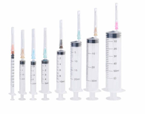 medical consumables hospital High quality and CE Approved 3ml/5ml/10ml Medical disposable 3 parts syringe