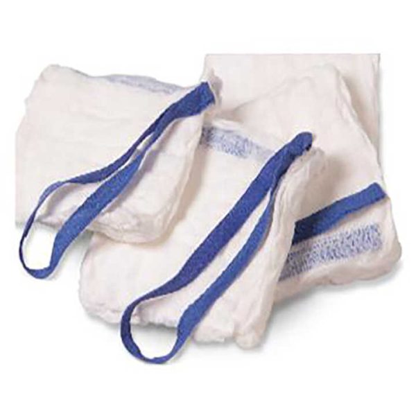 Medical absorbent laparotomy sponge 100% cotton disposable surgical lap sponge
