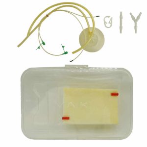 Disposable manual NPWT foam dressing Aseptic vacuum foam wound dressing PVA material