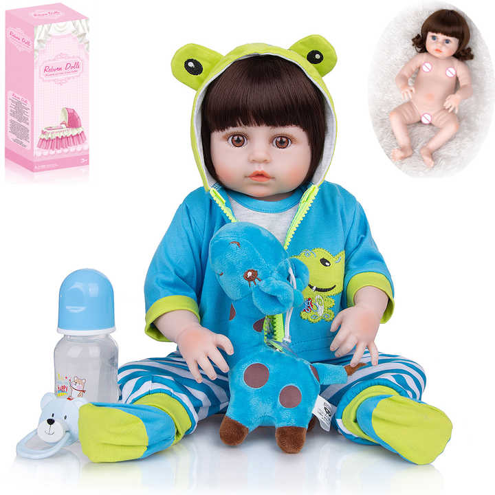 Realistic Sleeping Reborn Baby Dolls Boy/Girl Soft Silicone Full