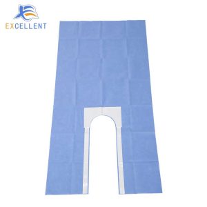 SMS Sterilized U Split Drape Disposable Surgical Drape for Hospital