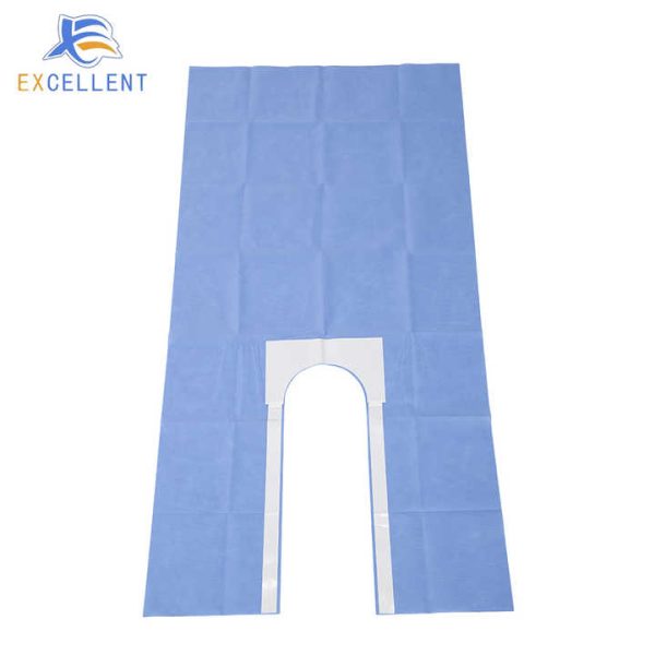 SMS Sterilized U Split Drape Disposable Surgical Drape for Hospital