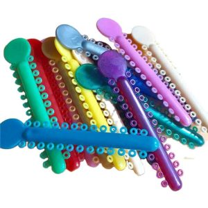 Chinese Dental Consumables Products Orthodontic Teeth Braces Elastic Ring Colorful Orthodontic Elastic Ligature Tie
