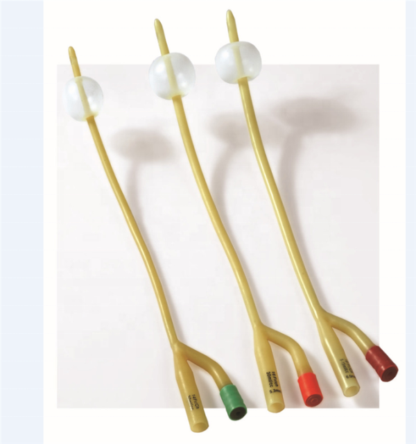 Medical Consumables disposable latex foley catheter 2 way or 3 way