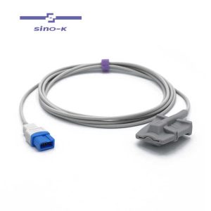 Spacelabs 015-0130-00 + 700-0029-00 Reusable Adult Soft Spo2 Sensor with 10 Pins SpO2 Probe