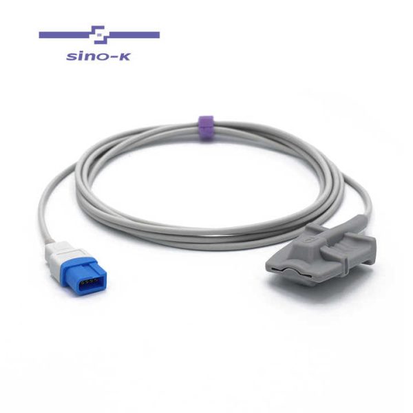 Spacelabs 015-0130-00 + 700-0029-00 Reusable Adult Soft Spo2 Sensor with 10 Pins SpO2 Probe