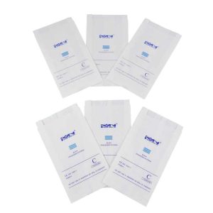 Various sizes 60gsm sterilization medical hospital use sterile gusseted paper bags