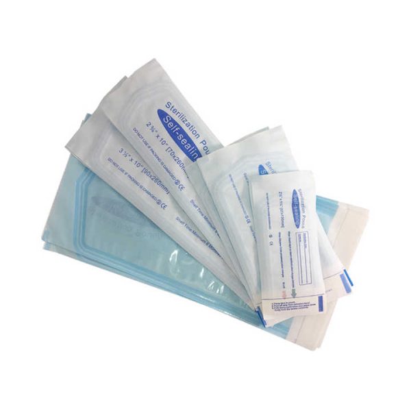 self seal latex sterilization pouch 7 inch
