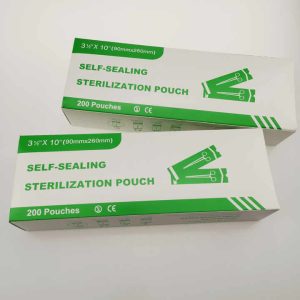 Disposable Self Sealing Sterile Bags For Medical Consumables, Used For Packaging Nail Tools