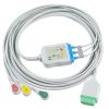 GE Marquette One piece 3 lead 11 pin ECG Cable - 2021141-001