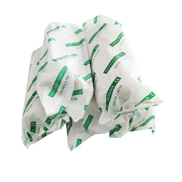 hot sale Disposable Consumables Gypsum surgical use plaster of paris dressing cotton medical pop bandage with CE